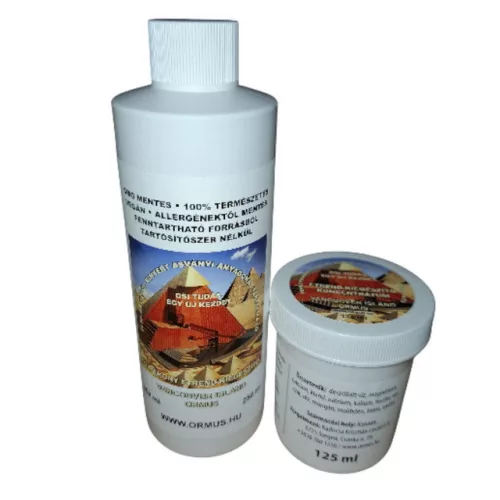 250 ml Folyadék + 125 ml Koncentrátum