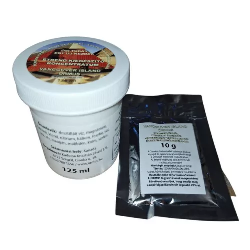 125 ml Koncentrátum + 10 g Por